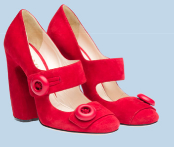 zapatos mujer prada mary jane rojo 