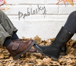 Zapatos de marca Pablosky para niño y niña
