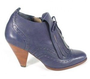 Zapatos estilo british azul para mujer de Sessun