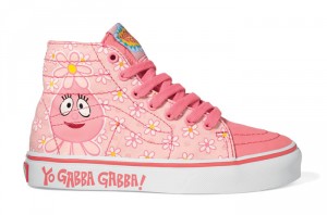 Zapatillas Vans para niños de la serie Yo Gabba Gabba modelo foofa