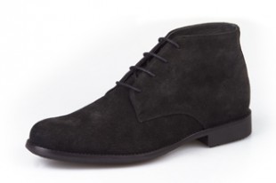 Zapato negro de caballero de ante de Paco Jaén