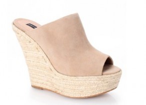 Zuecos de tacón de cuña French Connection