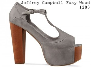 Sandalias Jeffrey Campbel modelo Foxy Wood