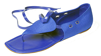sandalias mujer Manolo Blahnik azul