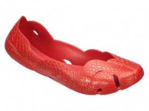 zapatos mujer Mellissa con Animale rojo