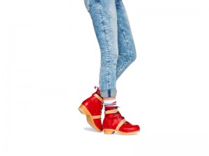 zapatos mujer swedish hasbeens rojos