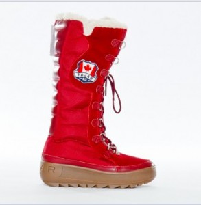 botas de nieve rojas marca pajar