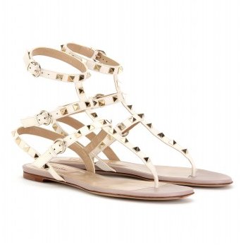 sandalias mujer valentino blanco 