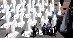 exposición de zapatos gigantes en Elda