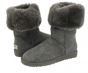 Botas UGG Australia para invierno color gris