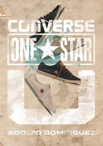 Cartel de la colección de converse de Adolfo Dominguez