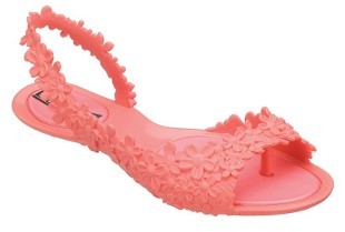 Sandalias Melissa flower-pink