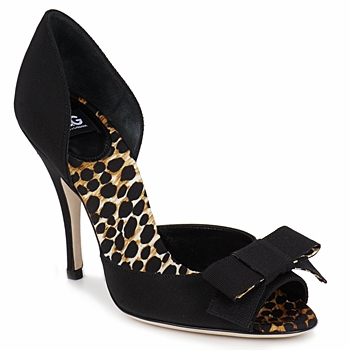 peep toes mujer dolce&gabanna negro 