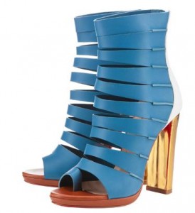 sandalia louboutin botn azul